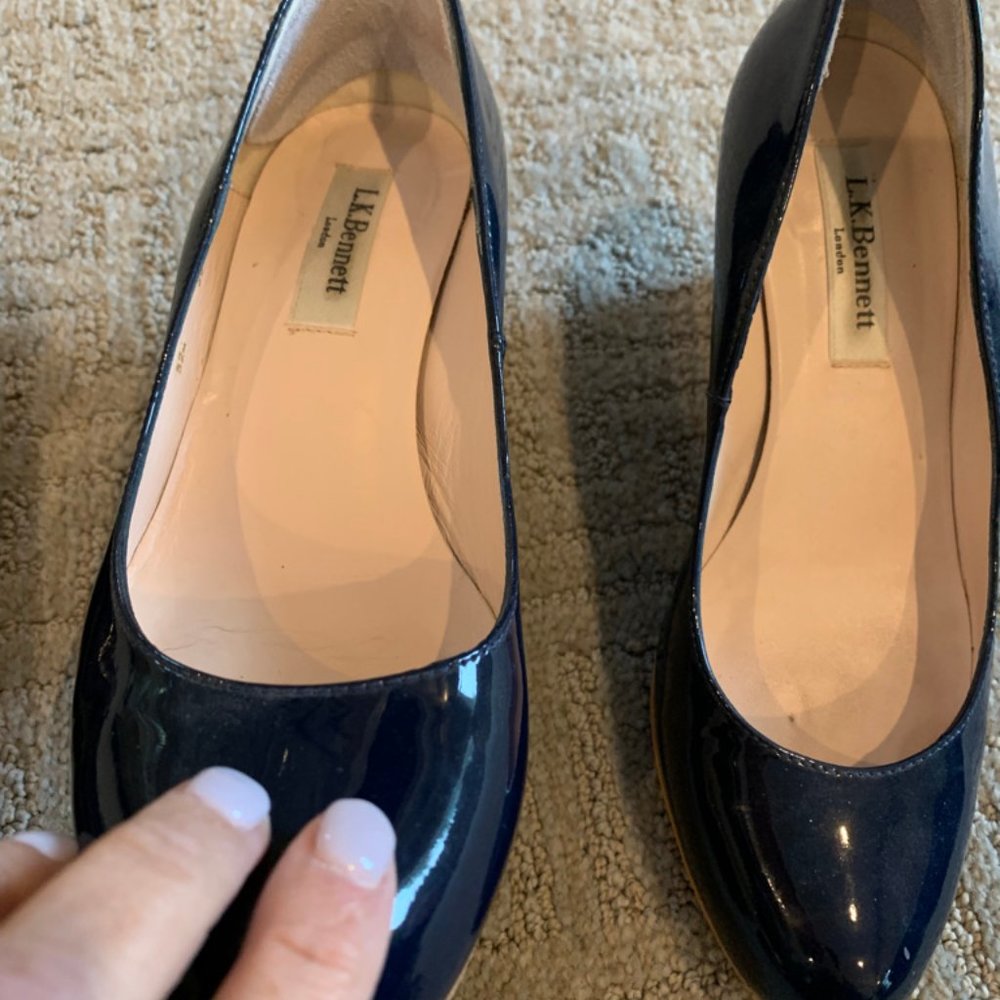 L.K. Bennett Maddox wedges-Size 35 - Picture 2 of 4